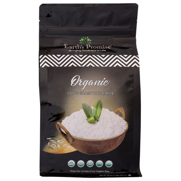 EARTH'S PROMISE: Organic Long Grain White Rice, 2 lb