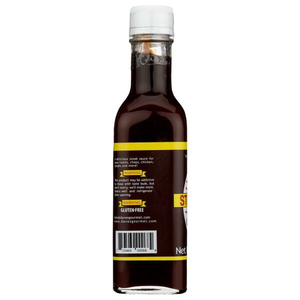 DAVES GOURMET: Steak Sauce, 8 oz