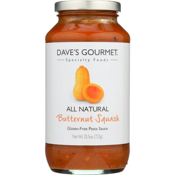 DAVE'S GOURMET: Butternut Squash Pasta Sauce, 25.5 Oz