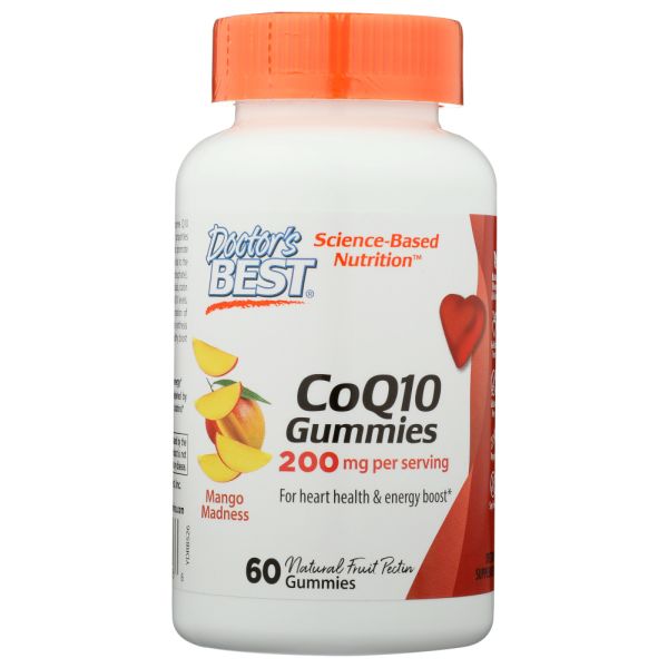 DOCTORS BEST: Coq10 Gummies Mango Madness, 60 ea