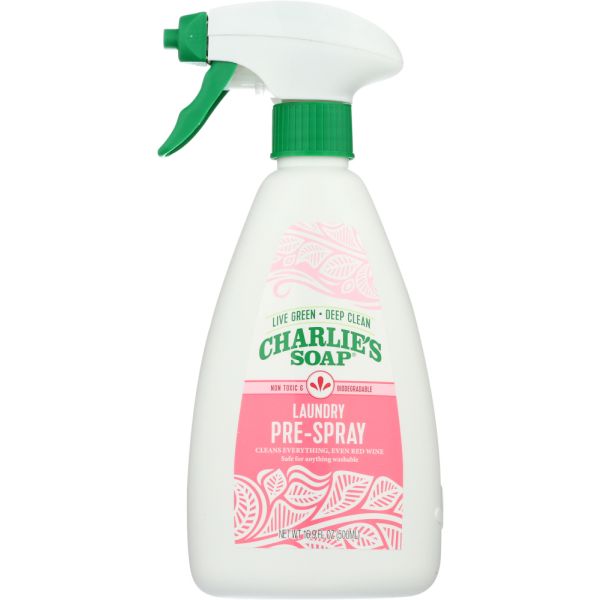 CHARLIES SOAP: Laundry Pre Spray, 16 oz