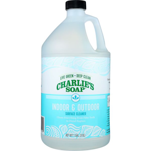 CHARLIES SOAP: Indoor & Outdoor Surface Cleaner, 1 ga