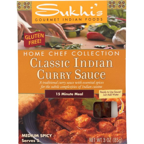 SUKHIS: Classic Curry Indian Sauce, 3 oz