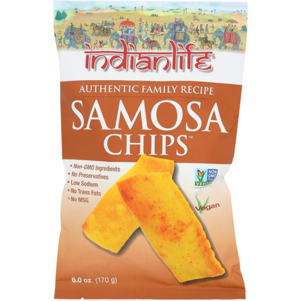 INDIANLIFE: Samosa Chips, 6 oz