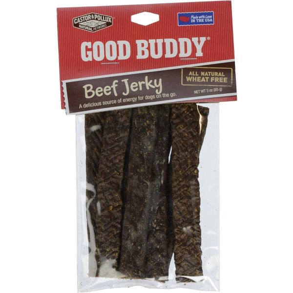 CASTOR & POLLUX: Jerky Beef Sticks Treat For Dogs, 3 oz