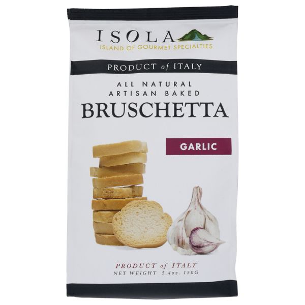 ISOLA SIGNATURE: Bruschetta Garlic, 5.4 OZ