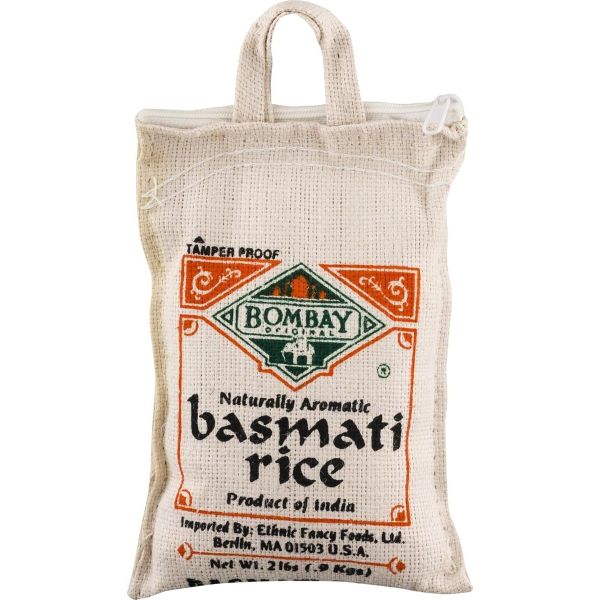 BOMBAY: Rice Basmati White, 2 lb
