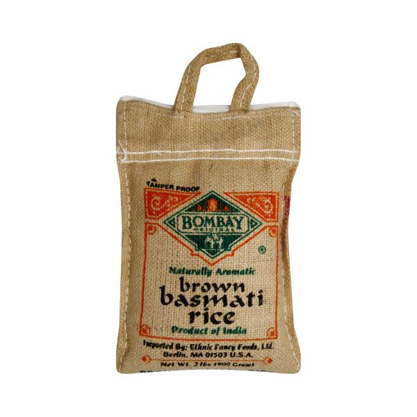 BOMBAY: Rice Basmati Brown, 2 lb