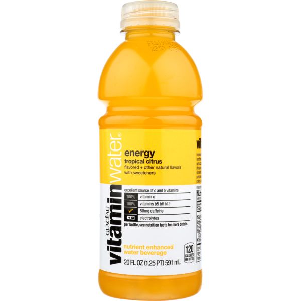 VITAMIN WATER: Energy Tropical Citrus Water, 20 fo