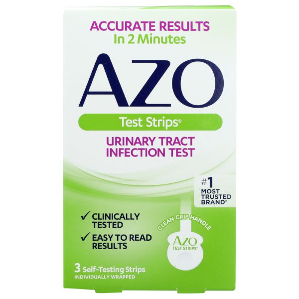 AZO: Urinary Infection Test Strips, 3 pc