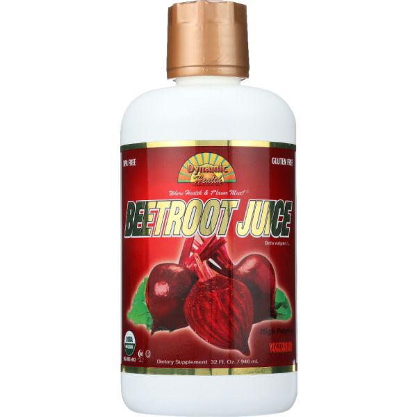 DYNAMIC HEALTH: Organic Beetroot Juice, 32 oz