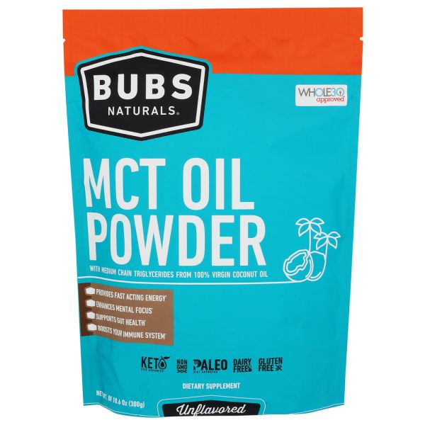 BUBS NATURALS: Mct Powder, 10.6 oz