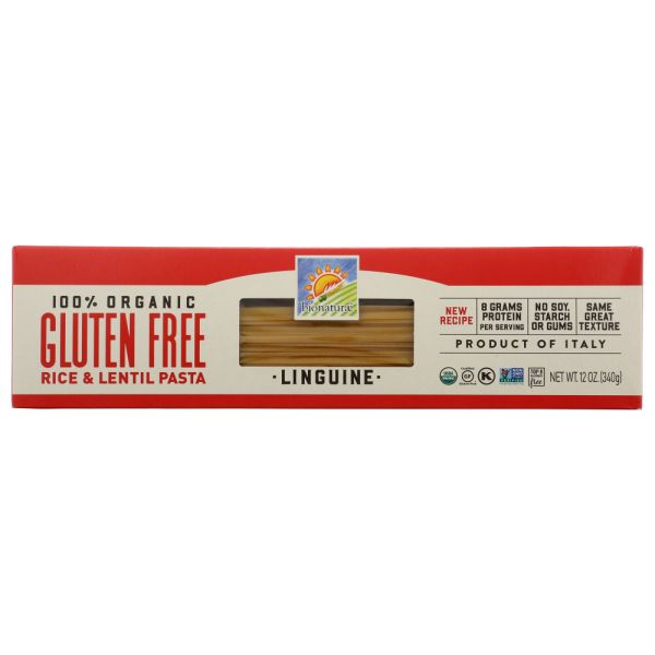 BIONATURAE: Organic Gluten Free Rice and Lentil Linguine, 12 oz