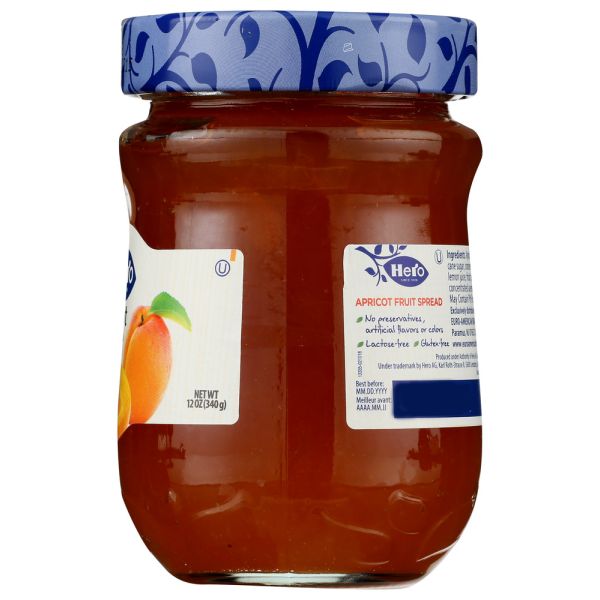 HERO: Fruit Spread Apricot, 12 oz