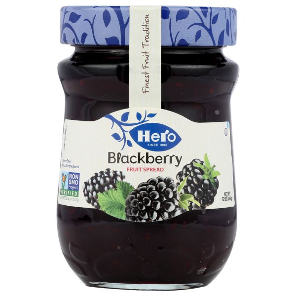 HERO: Fruit Spread Blackberry, 12 oz