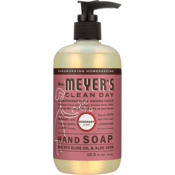 MRS. MEYER'S: Clean Day Liquid Hand Soap Rosemary Scent, 12.5 Oz