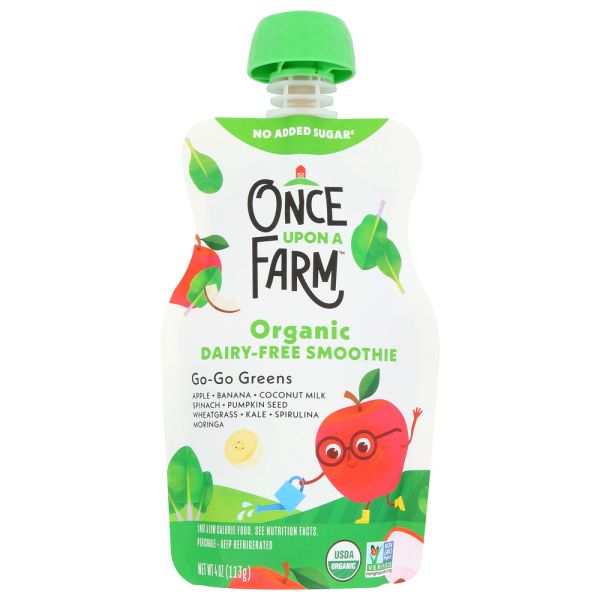 ONCE UPON A FARM: Go Go Greens Smoothie, 4 oz