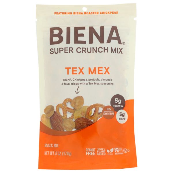 BIENA: Snck Mix Tx Mx Spr Cruch, 6 OZ