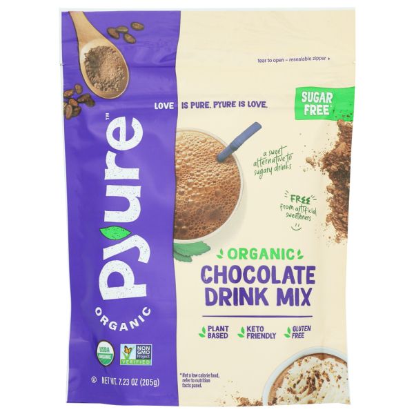 PYURE: Drink Mix Chocc Org, 7.23 oz