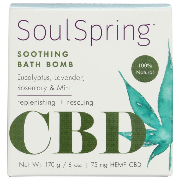 SOULSPRING: Bomb Bath Cbd 75mg, 6 oz