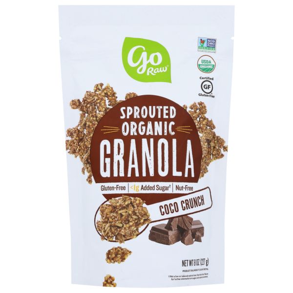 GO RAW: Granola Coco Crunch, 8 OZ