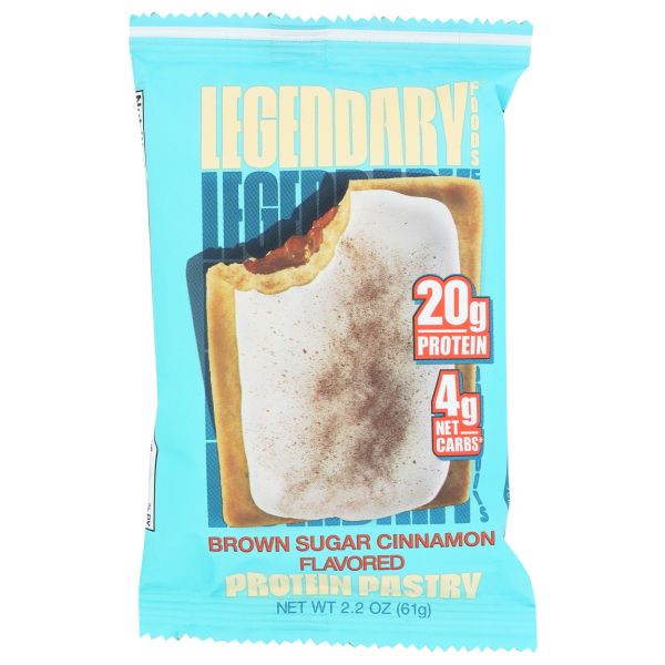 LEGENDARY FOODS: Brown Sugar Cinnamon Protein Pastry, 2.2 oz