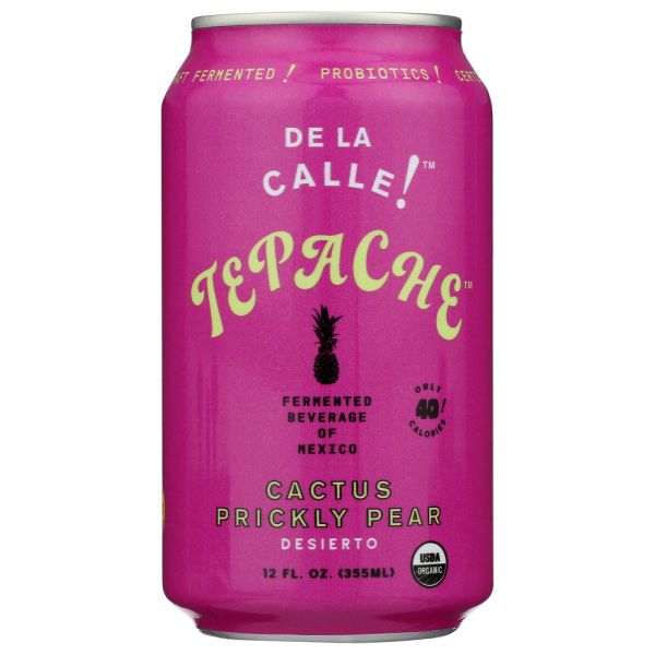 DE LA CALLE: Tepache Cactus Prickly Pear, 12 oz