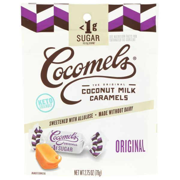 COCOMELS: Caramels Mlk Ccnt Sf Org, 2.75 OZ