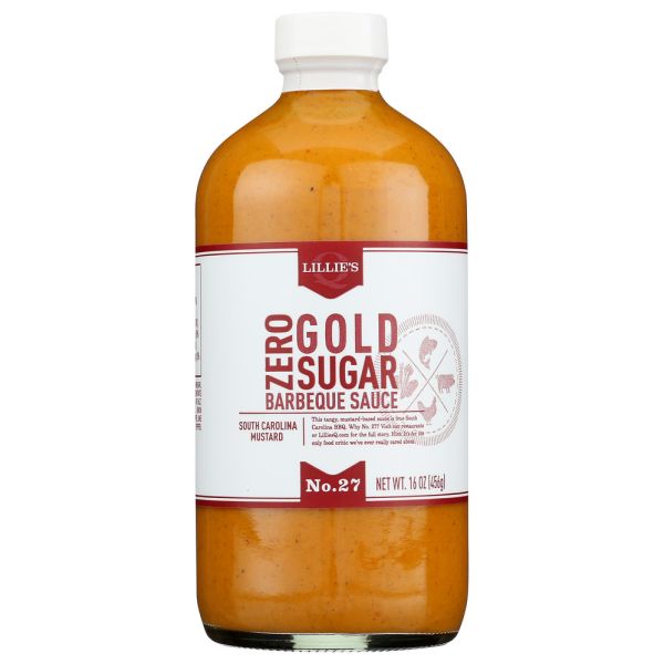 LILLIES Q: Sauce Gold Zero Sugar, 16 OZ