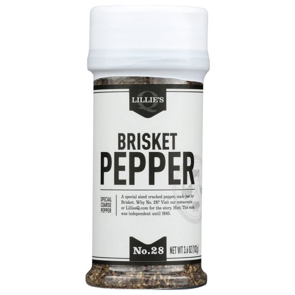 LILLIES Q: Seasoning Rub Peppr Brskt, 3.6 OZ