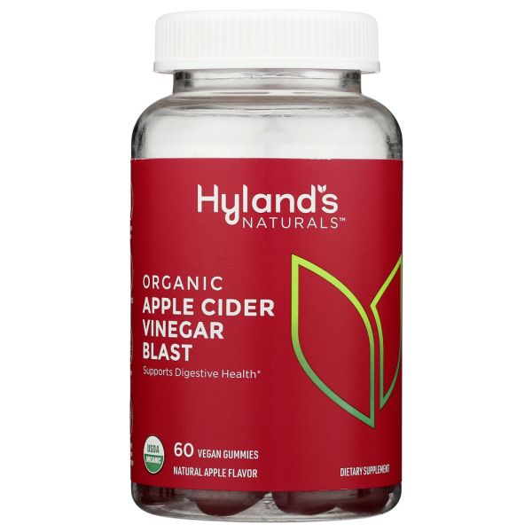 HYLAND: Organic Apple Cider Vinegar Blast Gummies, 60 pc