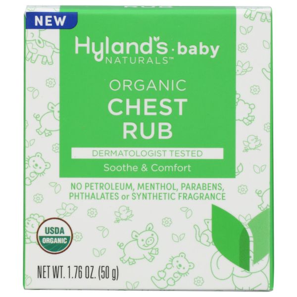 HYLANDS: Baby Chest Rub, 1.76 oz