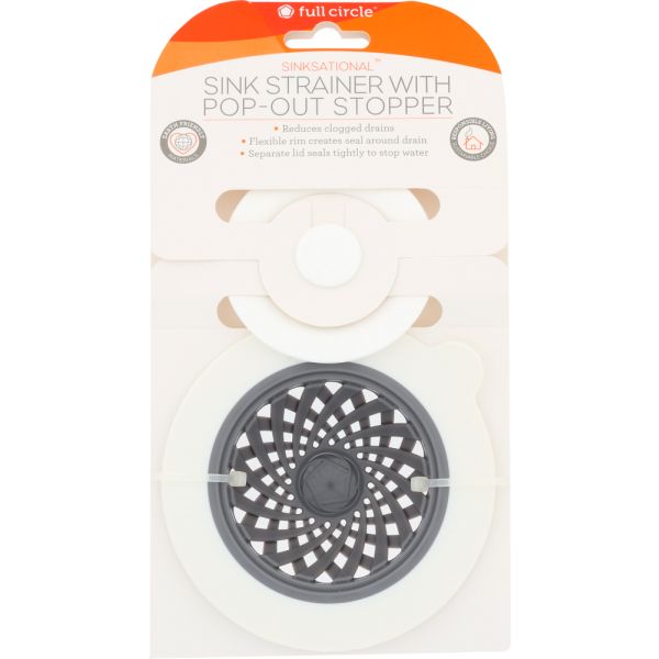 FULL CIRCLE HOME: Sinksational Sink Strainer, 1 ea