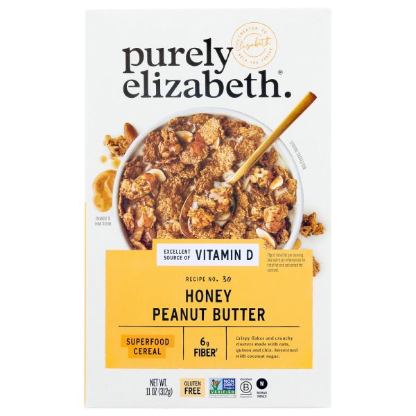 PURELY ELIZABETH: Cereal Honey Peanut Butter, 11 oz