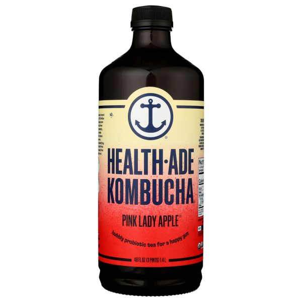 HEALTH ADE: Pink Lady Apple Kombucha, 48 oz