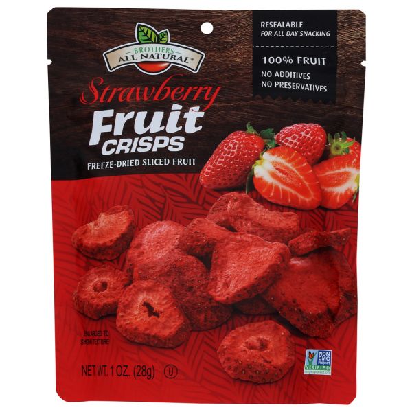 BROTHERS ALL NATURAL: Strawberries Frz Dried, 1 oz