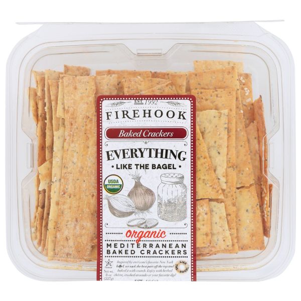 FIREHOOK: Everything Like The Bagel Crackers, 8 oz