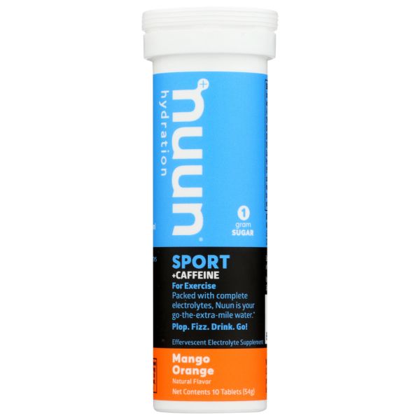 NUUN: Sport Caff Mango Orng, 10 tb