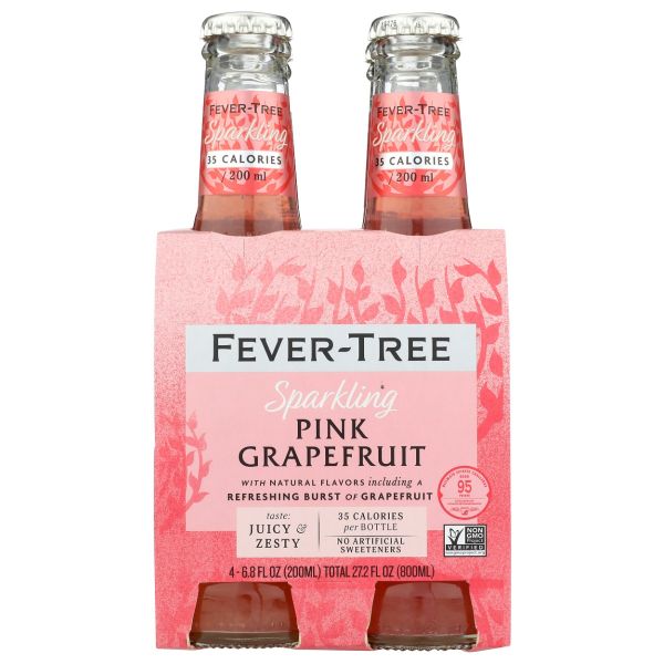 FEVER TREE: Sparkling Pink Grapefruit, 27.2 fo