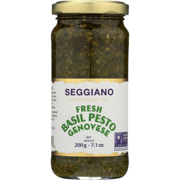 SEGGIANO: Fresh Basil Pesto, 7.1 oz