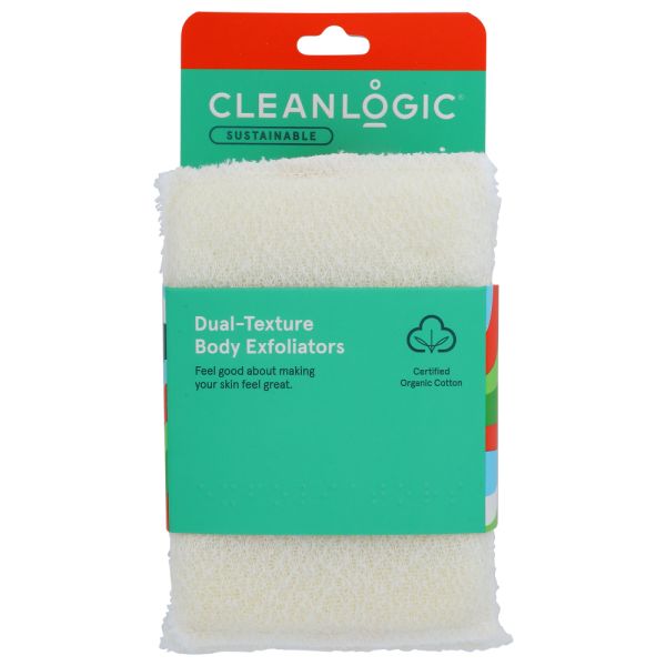 CLEANLOGIC: Scrubber Body Dual 2Pk, 2 ea