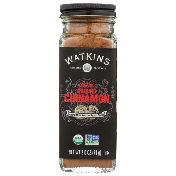 WATKINS: Organic Ground Cinnamon, 2.5 oz