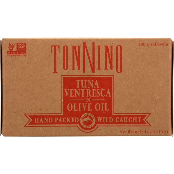 TONNINO: Tuna Ventresca In Olive Oil FA, 4.05 oz