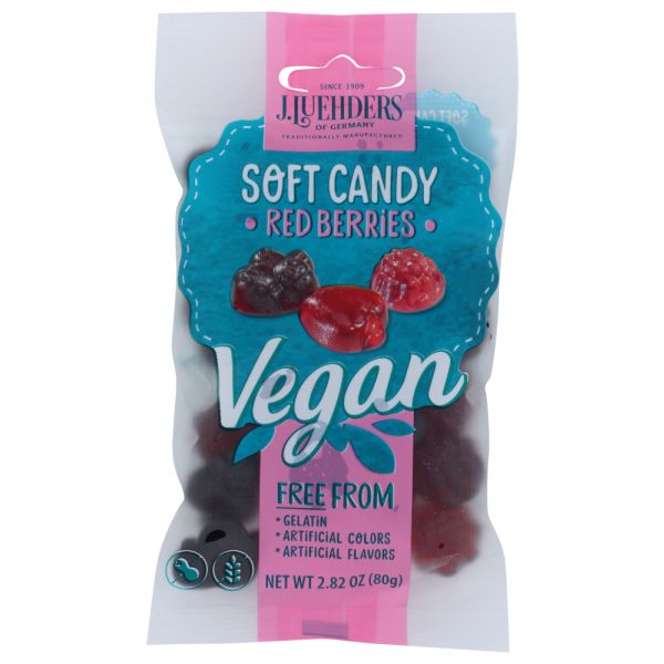 LUEHDERS: Gummis Vegan Red Berries, 2.8 oz