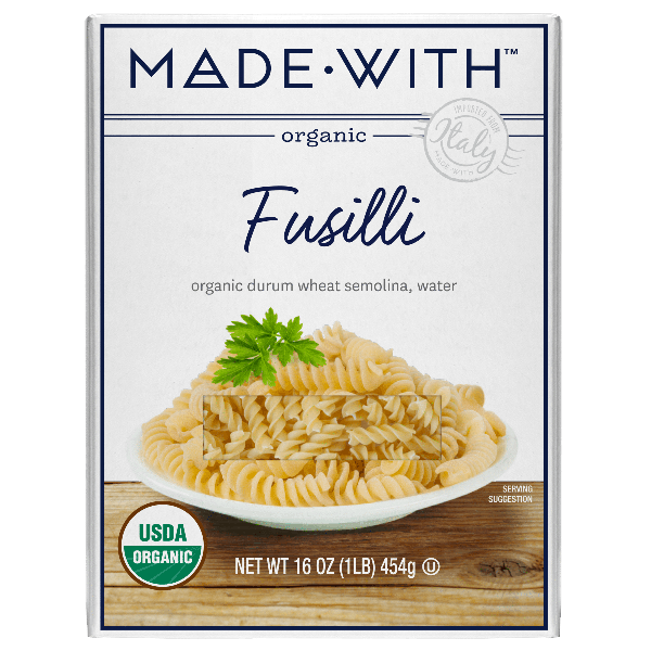 MADE WITH: Pasta Fusilli Org, 16 oz