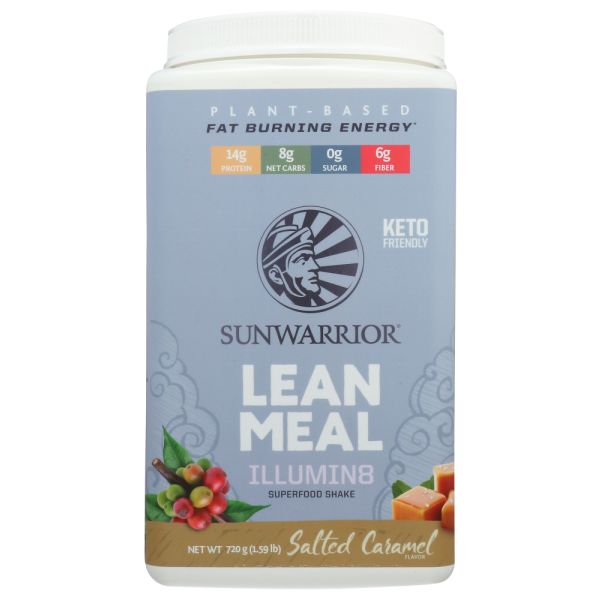 SUNWARRIOR: Lean Meal Salted Caramel, 720 gm