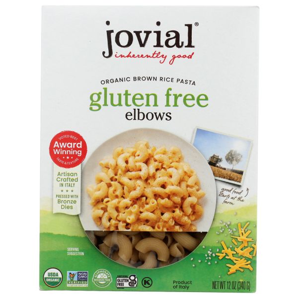 Jovial: Pasta Brown Rice Elbows Organic, 12 oz
