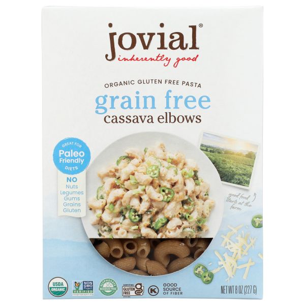 JOVIAL: Pasta Elbows Cassava, 8 oz