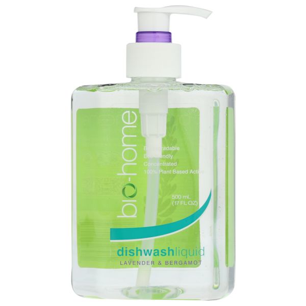 BIO-HOME: Dishwashing Liquid Lavender and Bergamot, 16.91 fo