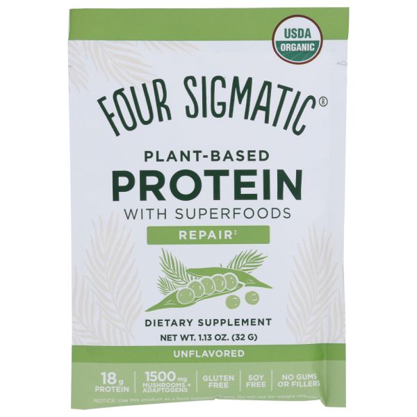 FOUR SIGMATIC: Plain Protein Powder, 1.41 oz